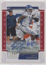 2019 Score Rookies Red Zone Signatures 7/20 Darrell Henderson #398 Auto a8r