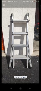 Cosco World Greatest Multi Purpose Ladder Aluminum Step Stool 300 Lb.