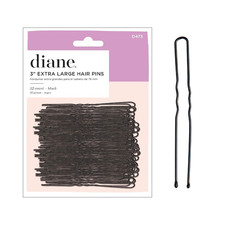 Extra Large 3 Hair Pins for Women, Girls, Hairdressing, Salon, U Shaped Hair Pi