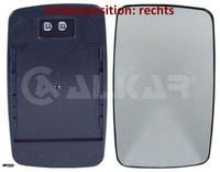 Alkar 6424966 Spiegelglas FüR AußEnspiegel Rechts FüR Mercedes-Benz FüR VW