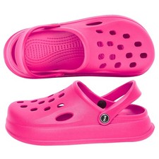 18 Pairs New EVA Clogs Pink Mixed Sizes 5.5-6-6.5-7 Bulk Lot