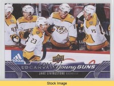 2023-24 Upper Deck Series 2 UD Canvas Young Guns Jake Livingstone #C231 READ 4z8
