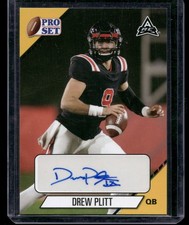 2021 Pro Set College Football #PS-DP1 Drew Plitt Autographs Gold