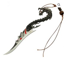 Dragon Handle / Draconic Handle Fantasy Master 8 Dagger / Knife Stand Display