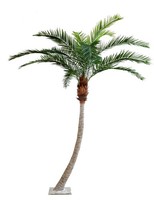 Artplants KüNstliche PhöNixpalme Harper, Crossdoor, 340Cm