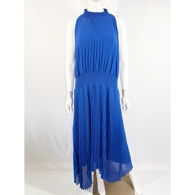 1. State Royal Blue Pleated Maxi Dress Size XL Flowy Going Out Summer Wedding