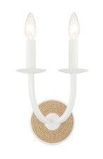 Minka Lavery 2122 Lanton 2 Light 11" Tall Wall Sconce - White