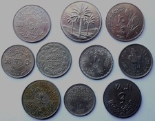Sammlung 10 alte arabische Münzen