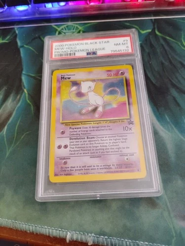 Mew Holo Black Star Promo PSA 8