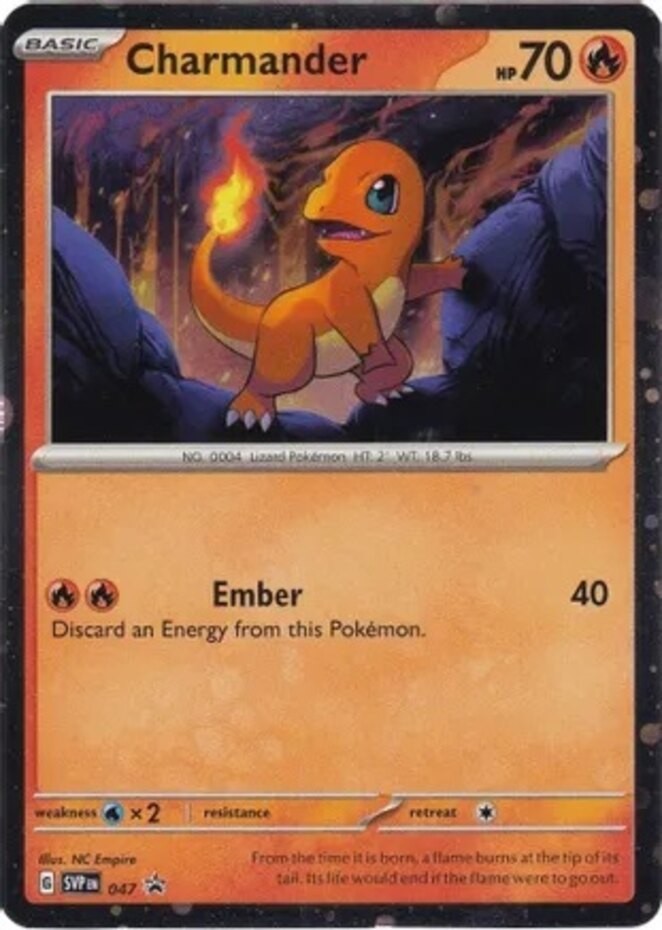 Charmander - SVP047 - SVP Black Star Promos Pokemon NM-Mint SV Black Star Promos