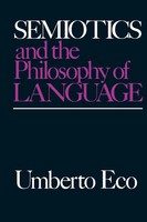 Semiotics And The Philosophy Of Language | Umberto Eco | Taschenbuch | Englisch