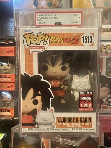 EN MANO C2E2 PEGATINA OFICIAL CON Yajirobe Karin Funko Pop Dragonball Z #1513