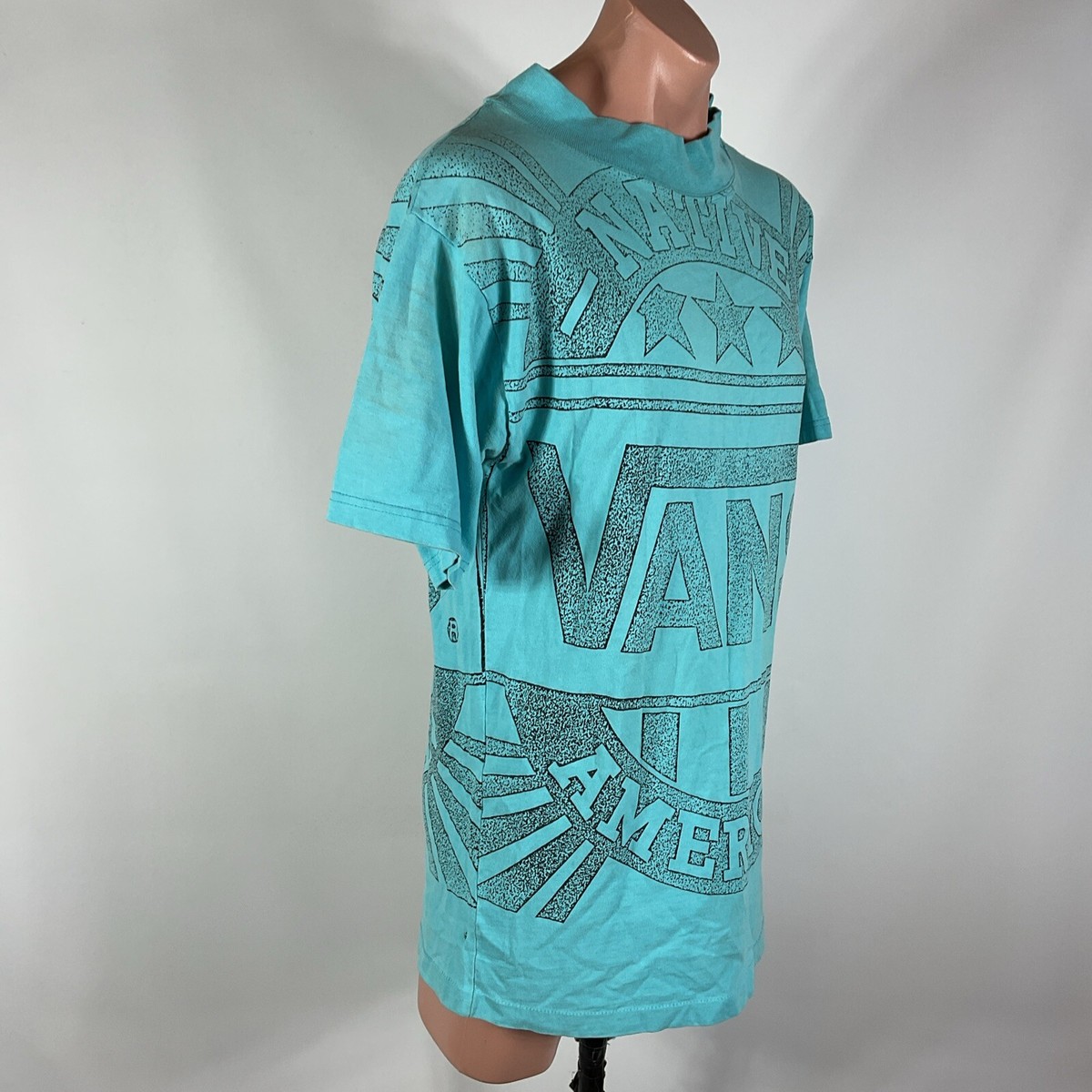 VINTAGE 80s VANS NATIVE AMERICAN SKATEBOARD SURF SKATE ALL OVER 