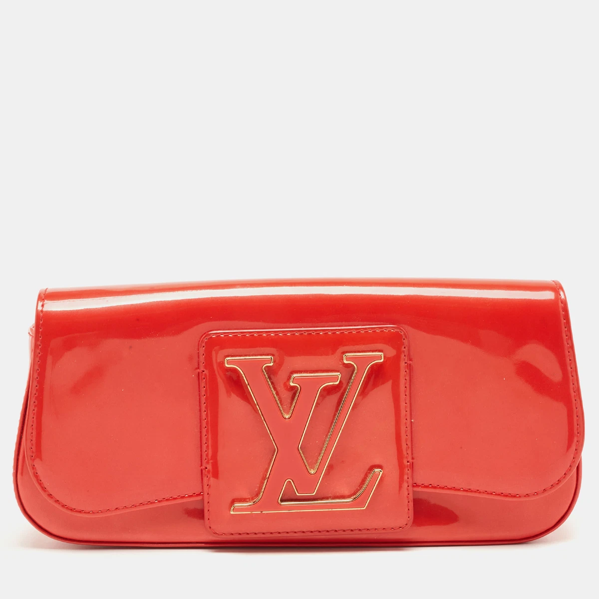 Louis Vuitton Rouge Grenadine Vernis Sobe Clutch