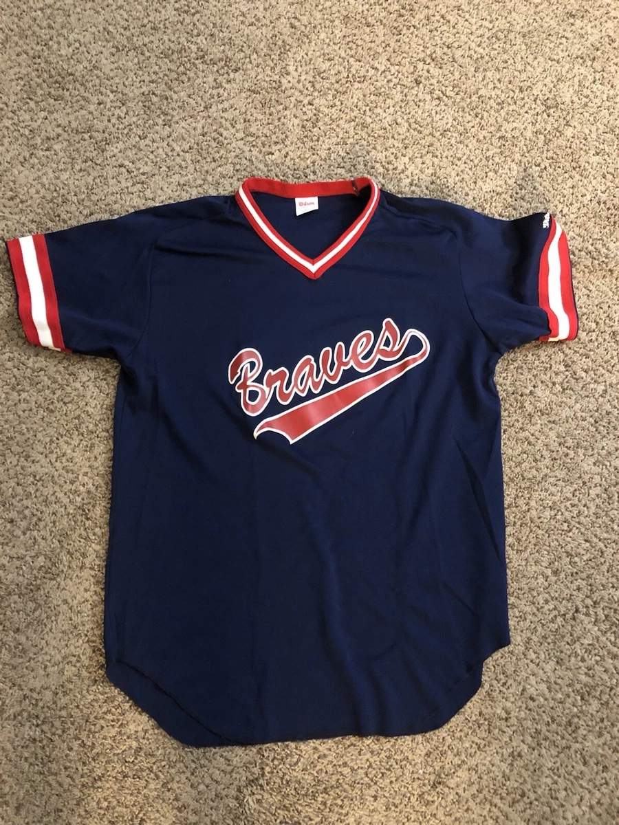 throwback braves blue jersey