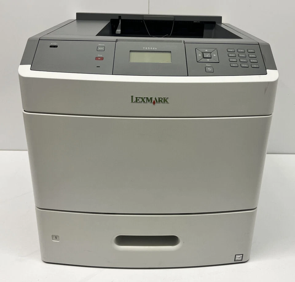Lexmark T654DN A4 Mono Laser Printer 0030G0335 - Image 2 of 4