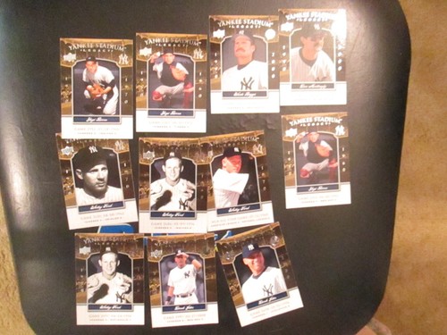 2008 Upper Deck Yankee Stadium Legacy Baseball Lot 86 w/Whitey Ford & Yogi Berra - Picture 8 of 8