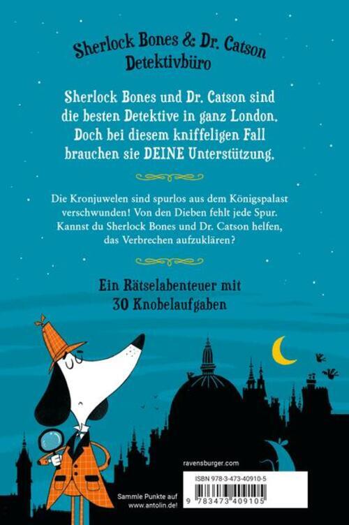 Thumbnail - Meisterdetektiv Sherlock Bones. Spannender Rätselkrimi Zum Mitraten,