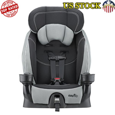 2-in-1 Booster Car Seat Lightweight Latch System Side Impact Protection New