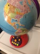 GeoSafari Talking Globe Jr. Educational Insights Model EI-8898 large 12 inch