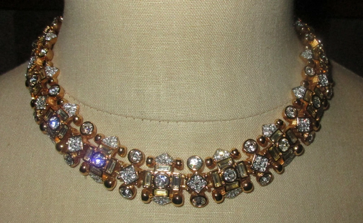 SWAROVSKI Couture Clear Rhinestone Crystal Heavy Necklace
