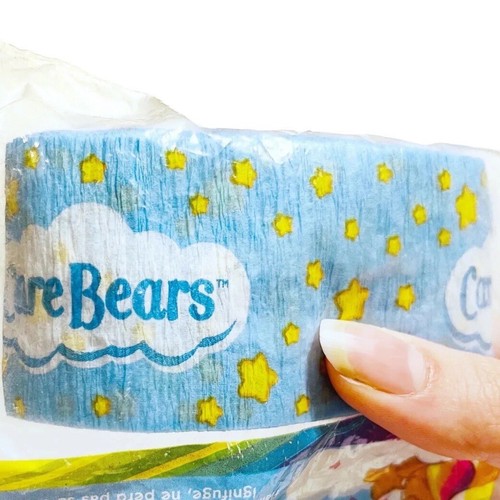 Vintage Care Bears Crepe Streamer Party Decoration Blue Yellow Stars Birthday - Picture 4 of 10