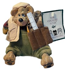 Russ Berrie  Co., INC. Homer Improvement Carpenter Bear Kathleen Kelly Critter