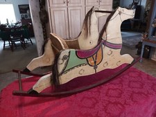 Antique Shoo-fly Wooden Rocking Horse..