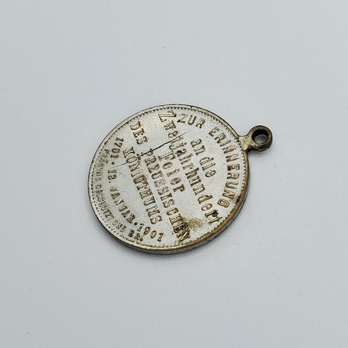 Original Antique medal German Prussia 200 year anniversary Kaiser pendant king - Picture 9 of 12
