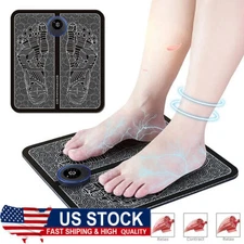 19-Level EMS Electric Foot Massager Pad Blood Circulation Muscle Stimulator Mat