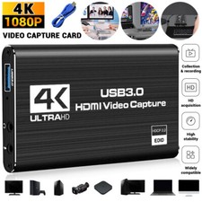 4K Audio Video Capture Card, USB 3.0 HDMI Video Capture Device Full HD Recording
