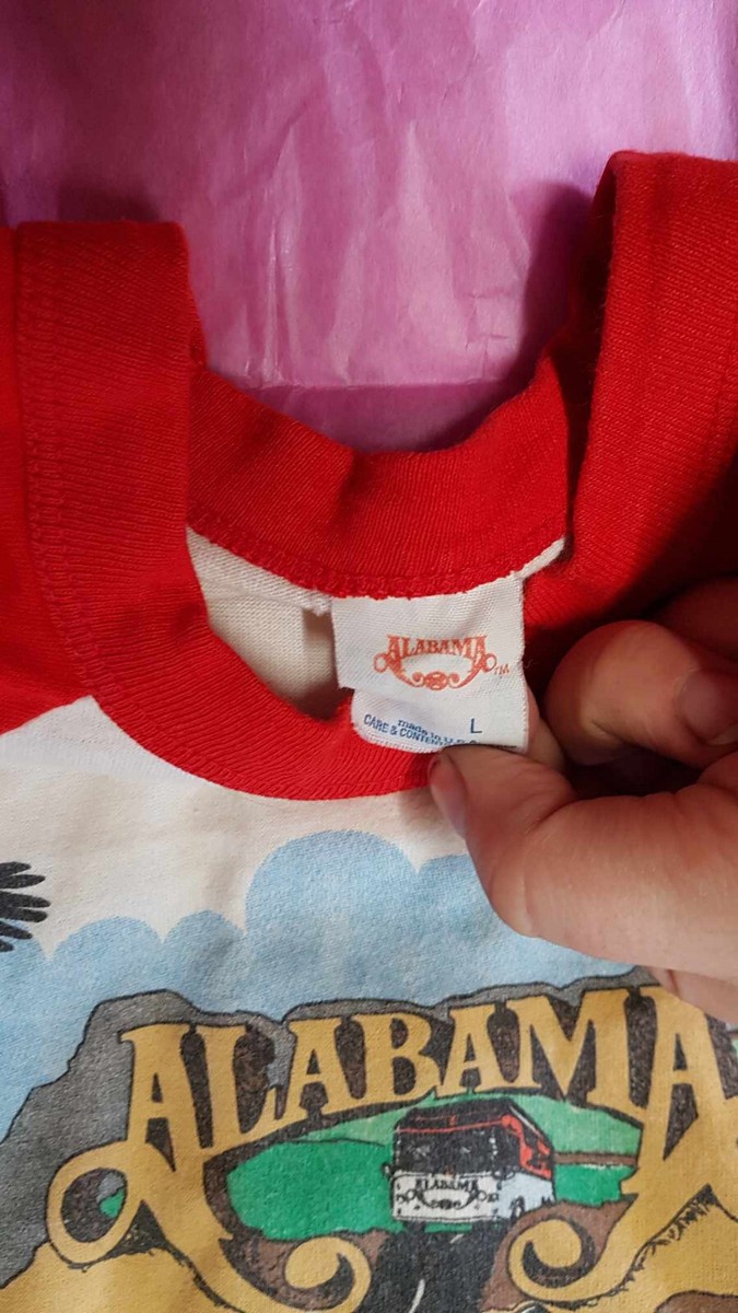 80s ビンテージ ALABAMA アラバマ バンド Tシャツ 楽天市場】80s USA製 ☆ Alabama アラバマ プリント ラグラン T