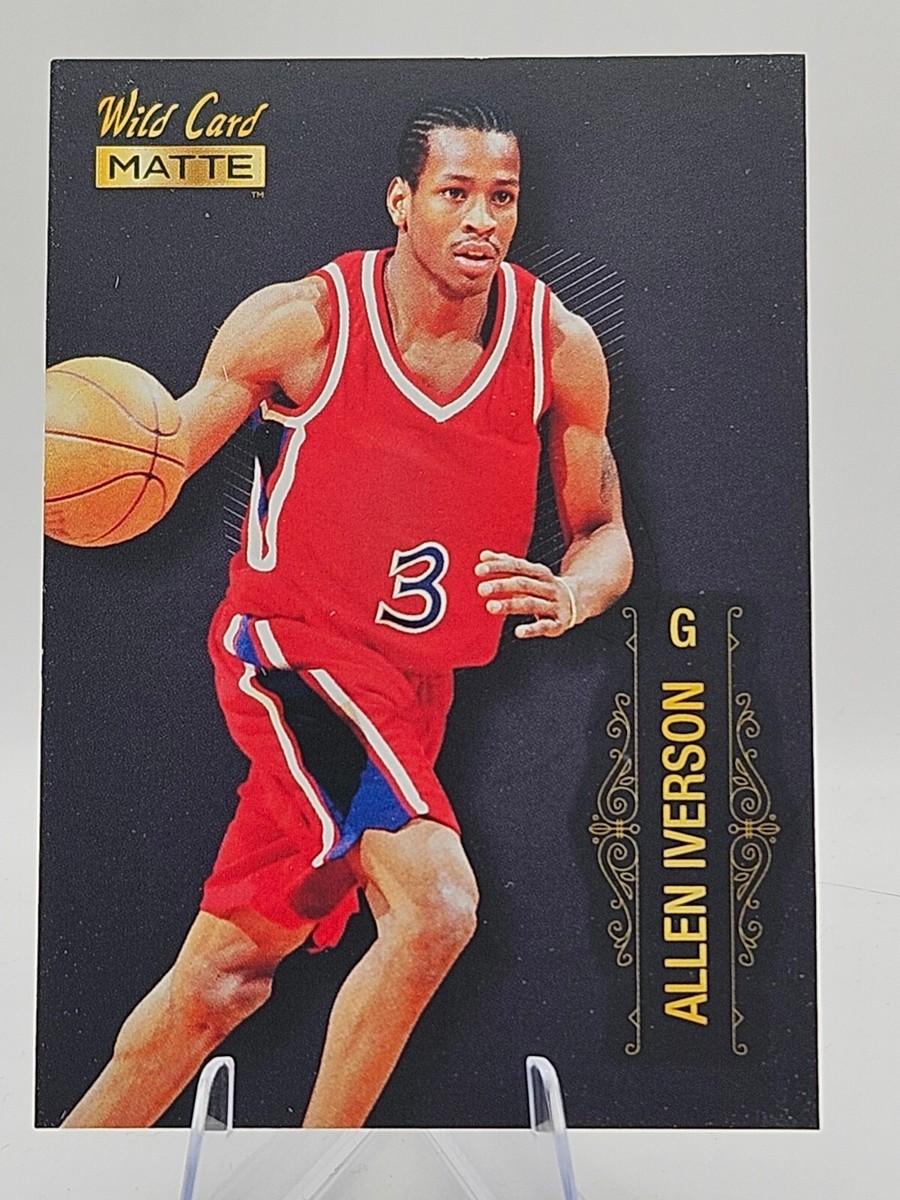 2022-23 Wild Card Matte Black #MB-4 Allen Iverson Philadelphia