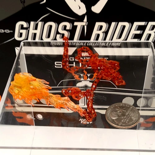 Figura de acción Hot Toys TMS005 Ghost Rider A.O.S 1/6 cadena de fuego infernal y efecto
