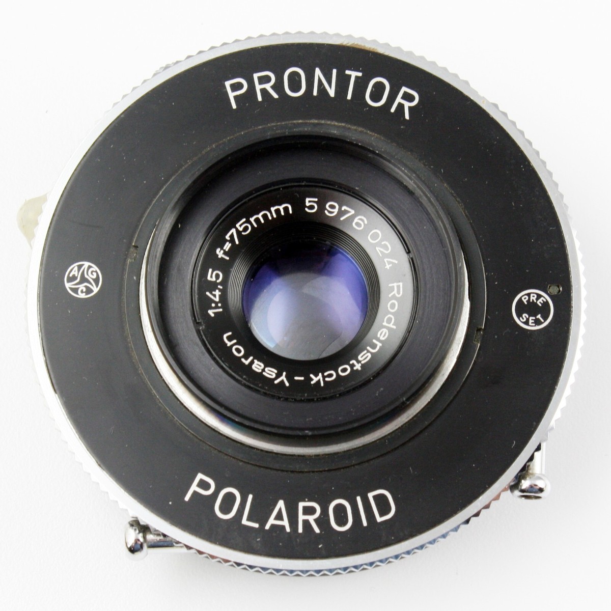 Rodenstock Ysaron 75mm f/4.5 Lens in Prontor Polaroid Shutter