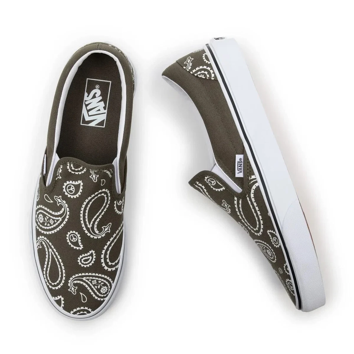Vans slip on bandana skate shoe Clearance
