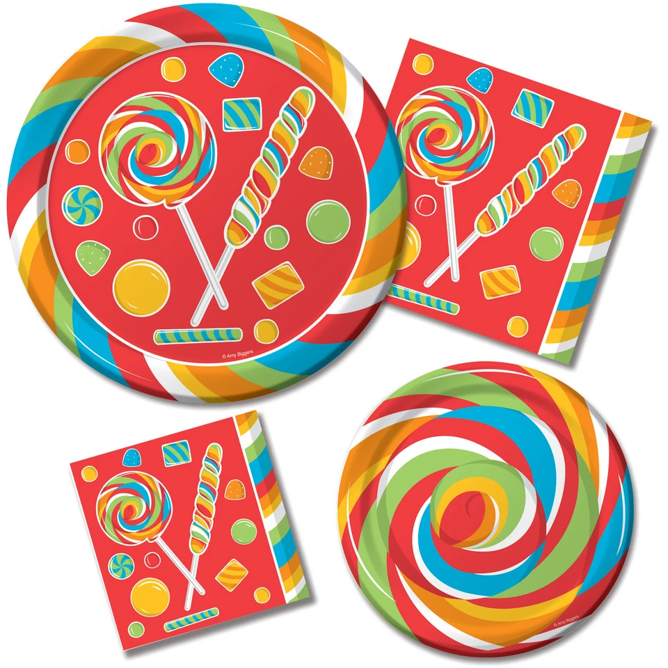 Tablecloth Sugar Buzz Kids Party Candy Party Plastic Table Cover 54X108 - Image 3 of 3