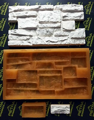 Mold for stone polyurethane mold for artificial stone slate from gypsum concrete