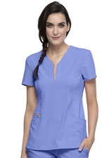 Ciel Cherokee Scrubs Statement Y Neck Top CK876 CIE