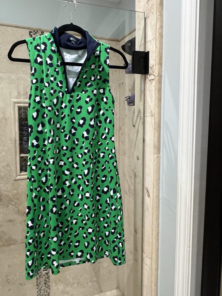 womens green golf dress Racerback Womens Golf Dresses with Shorts and Pockets