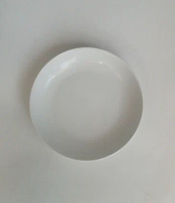 12 Piattini Dessert 18cm Porcellana Bianca Semplice