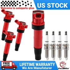UF611 Ignition Coils & Iridium Spark Plugs for Hyundai Genesis Sonata Kia Optima