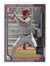 LUCAS WILLIAMS 2015 Bowman Draft SILVER Parallel /499 1st Bowman #56 Phillies