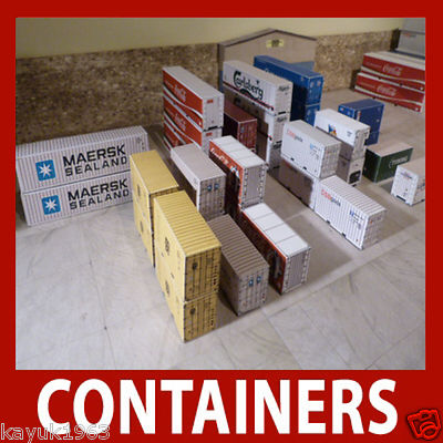 HO Verkaufsangebot Versandcontainermodelle ''THE GRÖSSTE BUMPER PACK EVER'' x 24
