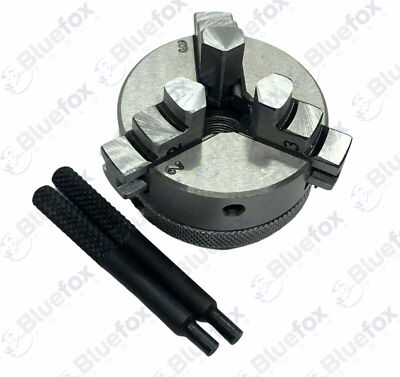 Mini 3 Jaw Self Centering Chuck 50mm Thread M14 x 1 Bluefox