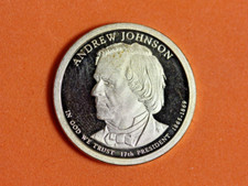 2011-S Andrew Johnson Presidential Dollar Proof #P09846