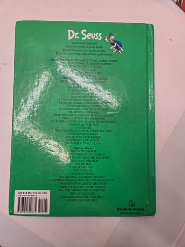 Dr.Seuss Mixed Lot Large 8X11 Childrens Books Collection - Foto 5 di 18