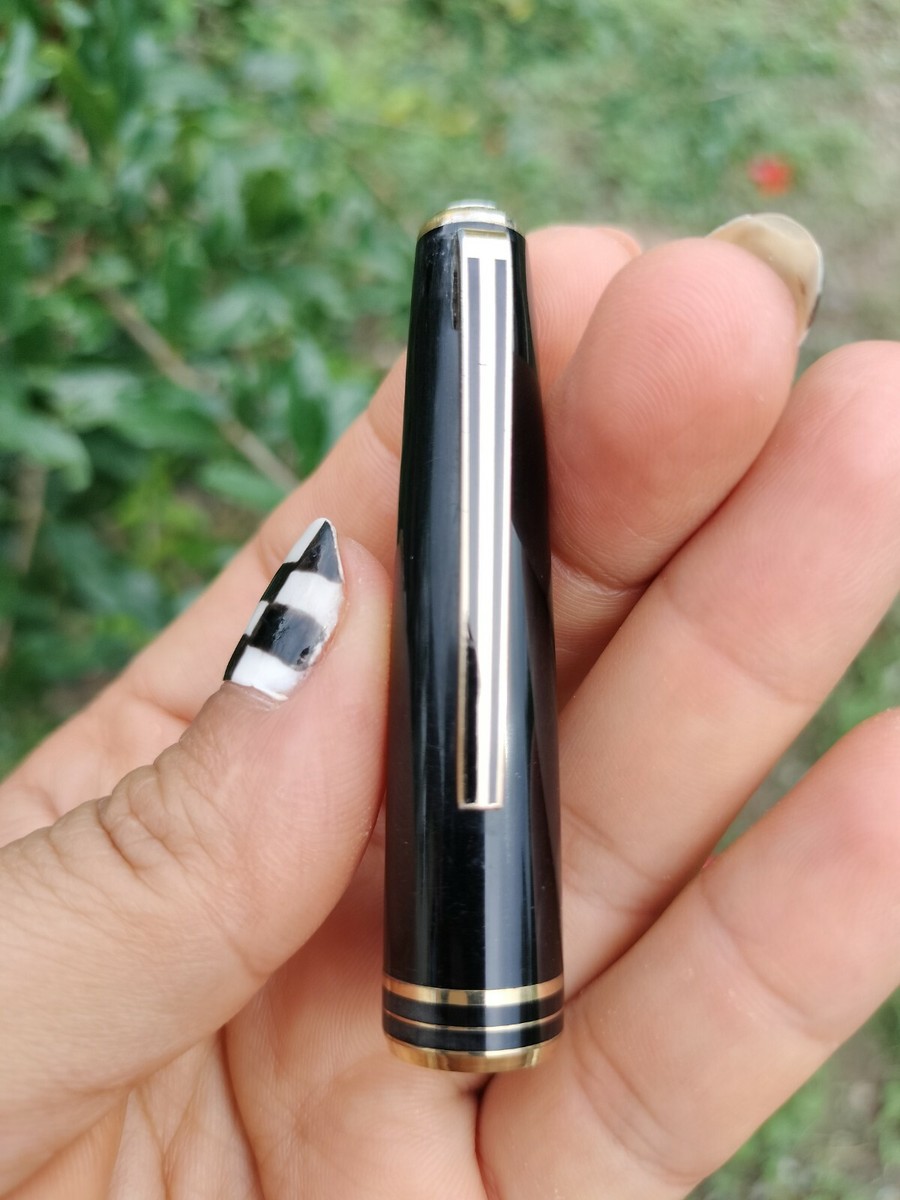 ✒Vintage Platinum Fountain Pen Size F 18K -WG- Japan Used
