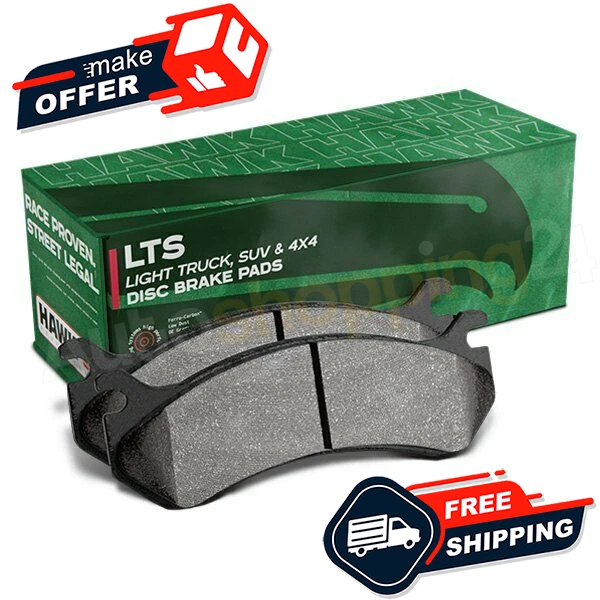 Pastillas de freno delanteras compuestas Hawk Light Truck y SUV LTS para Toyota Highlander 08-16 Foto 2 de 4