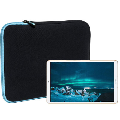 Slabo Tablet Tasche Huawei MediaPad M6 8.4 Hülle Case Neopren - TÜRKIS SCHWARZ